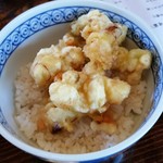 御岳そば せん - 小かき揚丼２０１５，４