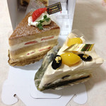 フレシュール - 美味しかった紅茶ケーキと大お気に入りの黄粉と黒豆のケーキ