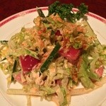 レストラン西堀 - カニとトマトのサラダ