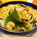 いなせ 寅”衛門 - 活あわび刺し