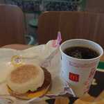 マクドナルド - ドリンク写真:ソーセージマフィン コンビ