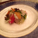 ポロとワイン - お魚美味しかった♪