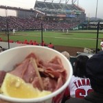 マツダズームズーム スタジアム広島 - 2015.4.17  おやじのおつまみの「おやじのタン塩レモン」（おつまみ部門第３位らしい）