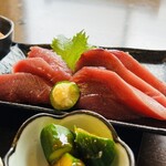 番屋みんこま - 鰹刺身定食  普通盛り　1,000円