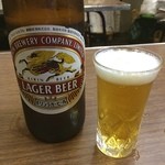 食堂 一休 - ビールはラガー