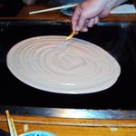 海鮮もんじゃ 片岡 - あんこ巻シューアイス