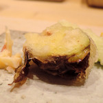 鮨 心白 - 芽キャベツ