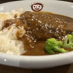 ブロッコリ - ハンバーグカレー