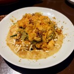 南方中華料理 南三 - 海胆拌千絲(ウニ、カラスミ、干豆腐)