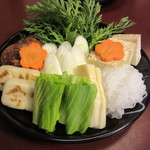 人形町今半 - 野菜　珍しい「うるい」　新筍