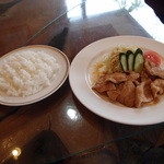 クレソン - 料理写真:豚ロース生姜焼き