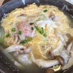 ジョナサン 業平店 - カニ雑炊。あっさりと薄味で美味しかったです！