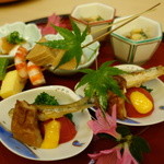 山玄茶 - 2015年4月　もろこ・鯛の白子も