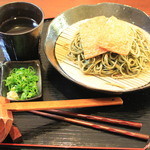 抹茶庵けんしん - きつね抹茶そばのセット