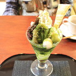 抹茶庵けんしん - 抹茶パフェ