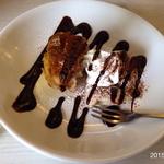 窯蔵 - デザートの盛り合わせ　デザートピザ＆自家製パンのココアプリン