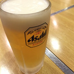お好み焼き 俊 - キンキンに冷えた生ビール