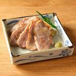 石臼挽き二八そば そばしき - 料理写真:鴨焼(京鴨) 葱とししとう