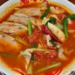ラーメン 魁力屋 - 具材アップ