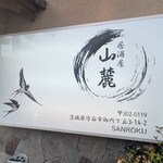 居酒屋 山麓 - 看板