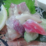 沖縄そばと島豆腐の店 まつばら家 - おまかせウチナー 地魚酢味噌和え