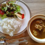 蓼科 勝沼亭 - 料理写真:チキンカレーセット（税込2200円）
