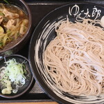 ゆで太郎 - 料理写真:肉茄子せいろ(そば1.5倍)