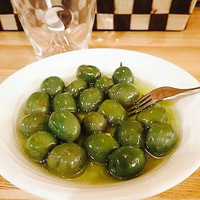 OSTERIA AL BUCO - 自家製オリーブマリネ 450円