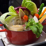 ステーキハウス 听 心斎橋店 - たっぷり野菜のバーニャカウダー