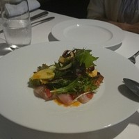リストランテ ラストリカート - 鮮魚のカルパッチョと季節のサラダ
