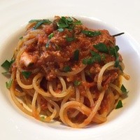 Convivio - スパゲッティーニ　タコのラグー