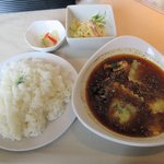 イチロク - チキンベース、きのこ＋ラビオリ（2015.04.26）