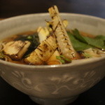 つきじ 文化人 - 若竹そば　2015年4月