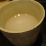 つきじ 文化人 - そば湯　2015年4月