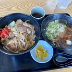 お食事処 モルパ - セット　共にミニミニサイズが嬉しい
