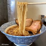 衣正家 - 星が見える全粒粉ぽい細ストレート麺