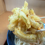 浅月 - 大きなかき揚げ