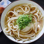 麺八 - 料理写真:冷かけ450円＋鶏唐揚げ200円