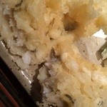 ひろや - 201503  ひろや  ★本日のおすすめ定食（穴子と山菜の天ぷら・菜の花おひたし・780円）★穴子の天ぷら