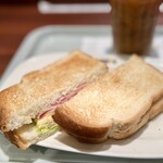 ドトールコーヒーショップ - 料理写真:モーニング・セットA ハムタマゴサラダ(500円)
