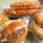 大英堂製パン店 - ★2015・4再訪　メンチ、チリソー、カツ、ハンバーグ