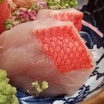 龢 - 【H26.12.13】お造りは本鮪（長崎）・金目鯛（神奈川）・やいと（沖縄）。