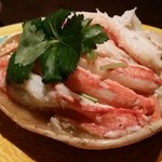 龢 - 【H26.12.13】ずわい蟹の甲羅焼き。
