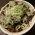 伍味酉 - どて味噌煮込み　ネギもたっぷり