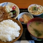 Kissario - しょうが焼き定食（７００円）です。
