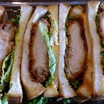 東武ストア - 料理写真:東武ストア 南葛西店 ロースカツトーストサンド(マスタード入り)大 380円(税込)