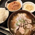 銀座 岩戸 - 豚汁定食