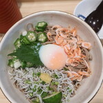 夢庵 - 料理写真:釜揚げしらすと桜海老のすだちそば