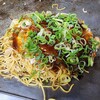 お好み焼 ひらの - そばライス。ライスが入っているようには見えない
