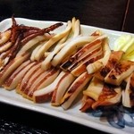 とんかつ 唐揚 おかだ - いか一夜干し￥420